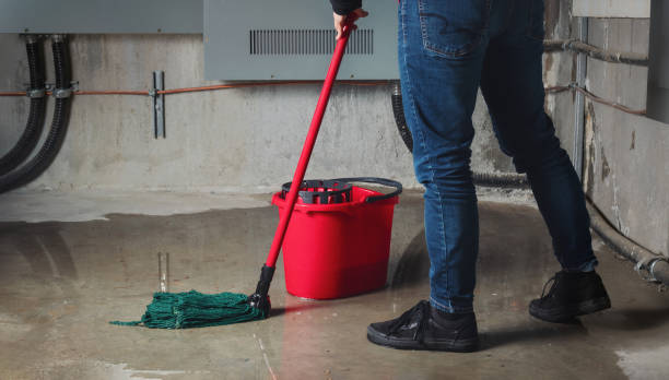 Water damage restoration process in WI